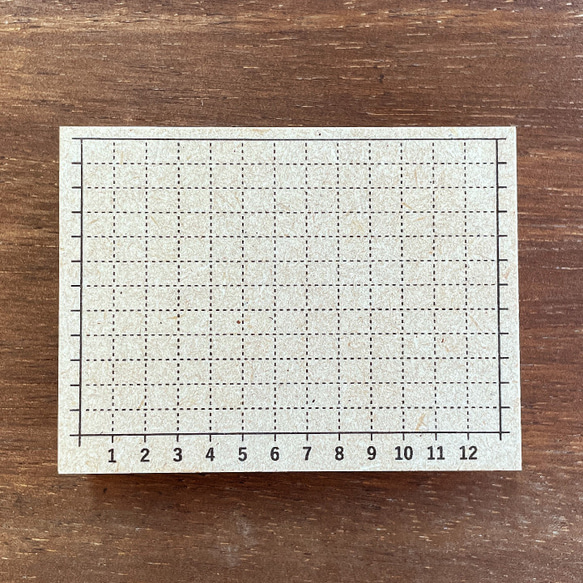 手帳スタンプ 年間グラフ（b-239）はんこ ハンコ