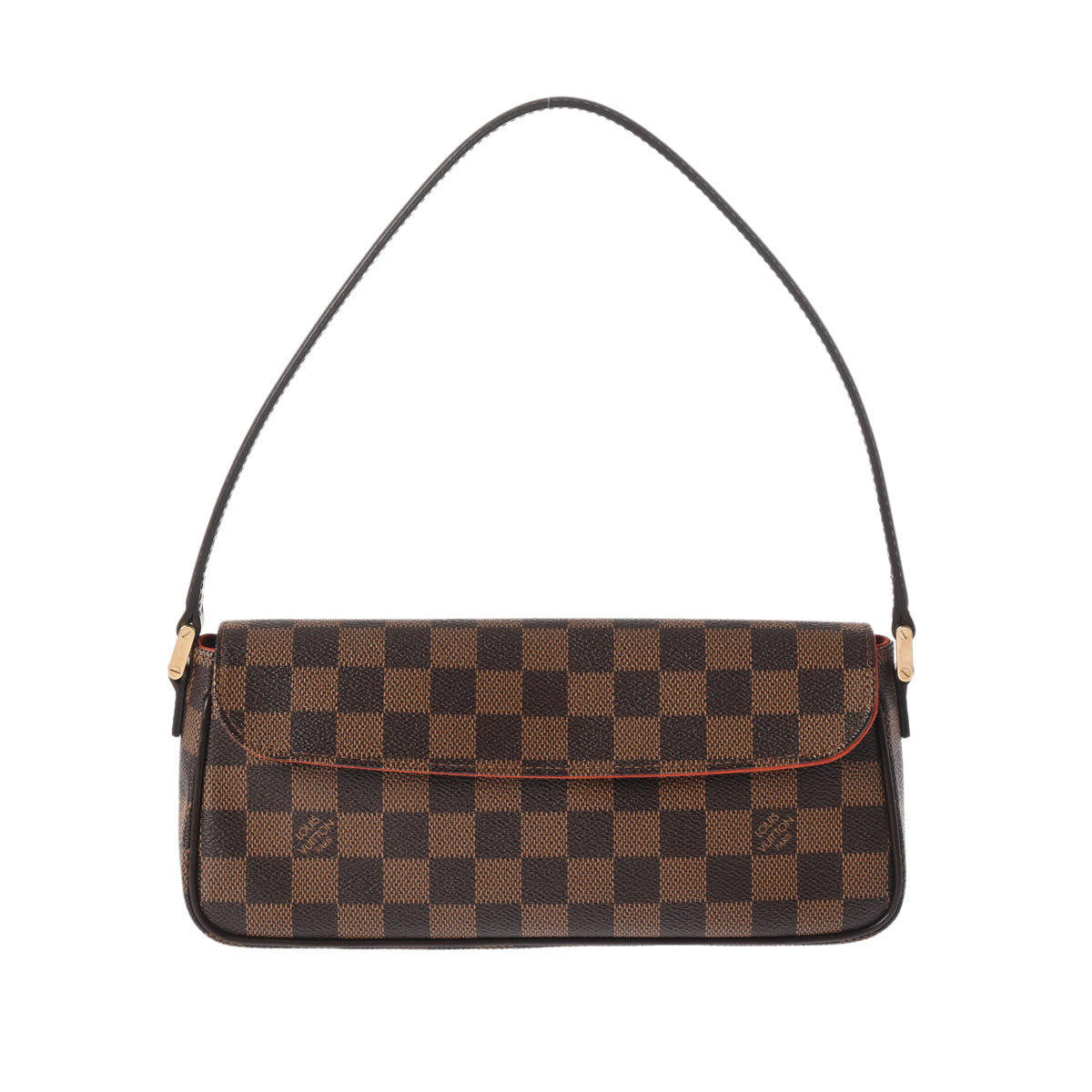 LOUIS VUITTON ルイヴィトン ダミエ レコレータ セミショルダー ブラウン N51299 レディース ダミエキャンバス ハンドバッグ Aランク 中古 