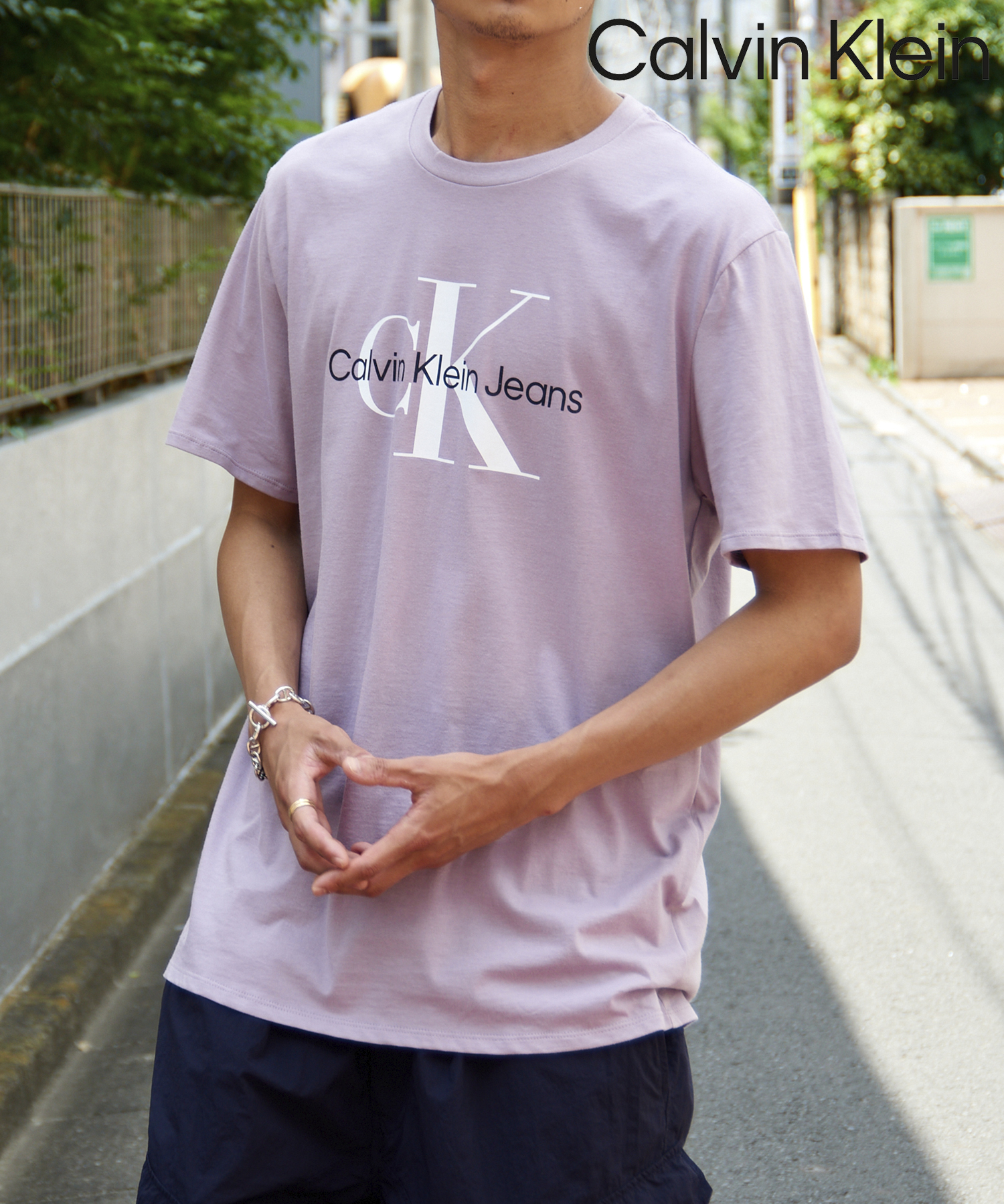 カルバンクライン/【Calvin Klein / カルバンクライン】フロントロゴ プリント Tシャ･･･