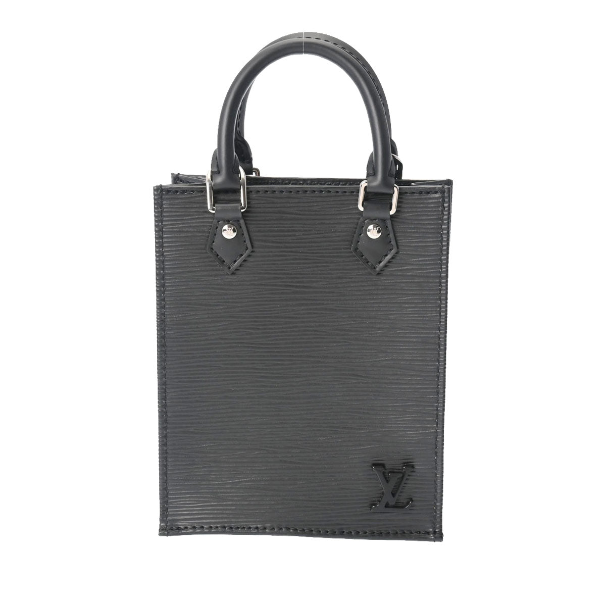 LOUIS VUITTON ルイヴィトン エピ プティット サックプラ 2WAY 黒 M69441 レディース エピレザー ハンドバッグ Aランク 中古 