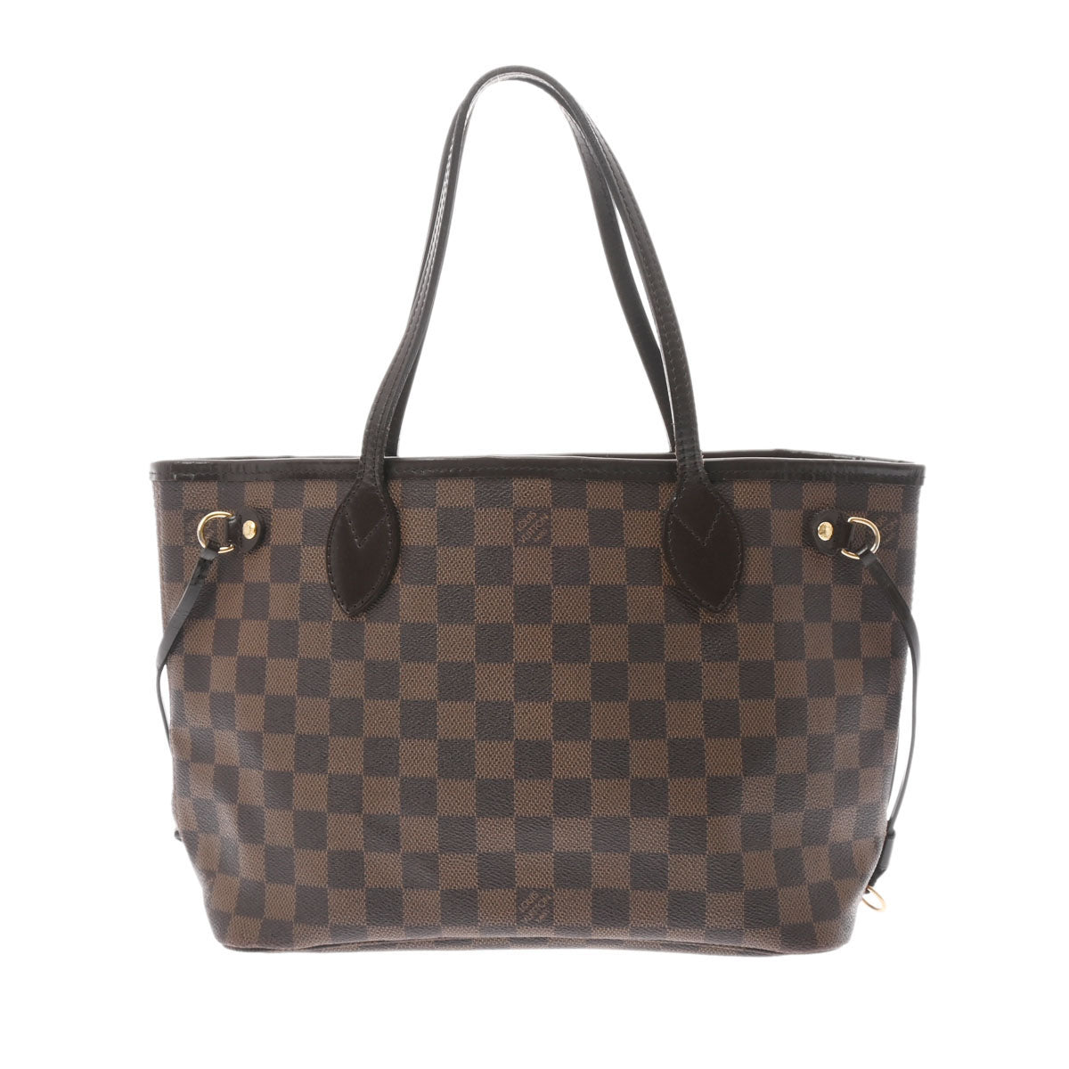 LOUIS VUITTON ルイヴィトン ダミエ ネヴァーフル PM ブラウン N51109 レディース ダミエキャンバス ハンドバッグ Bランク 中古 