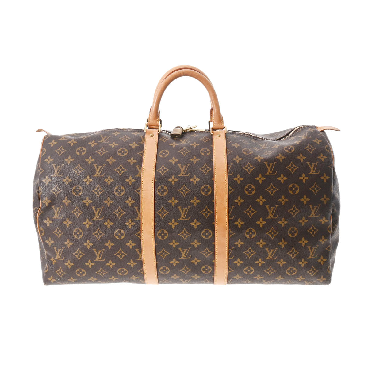 LOUIS VUITTON ルイヴィトン モノグラム キーポル55 ブラウン M41424 ユニセックス モノグラムキャンバス ボストンバッグ Bランク 中古 