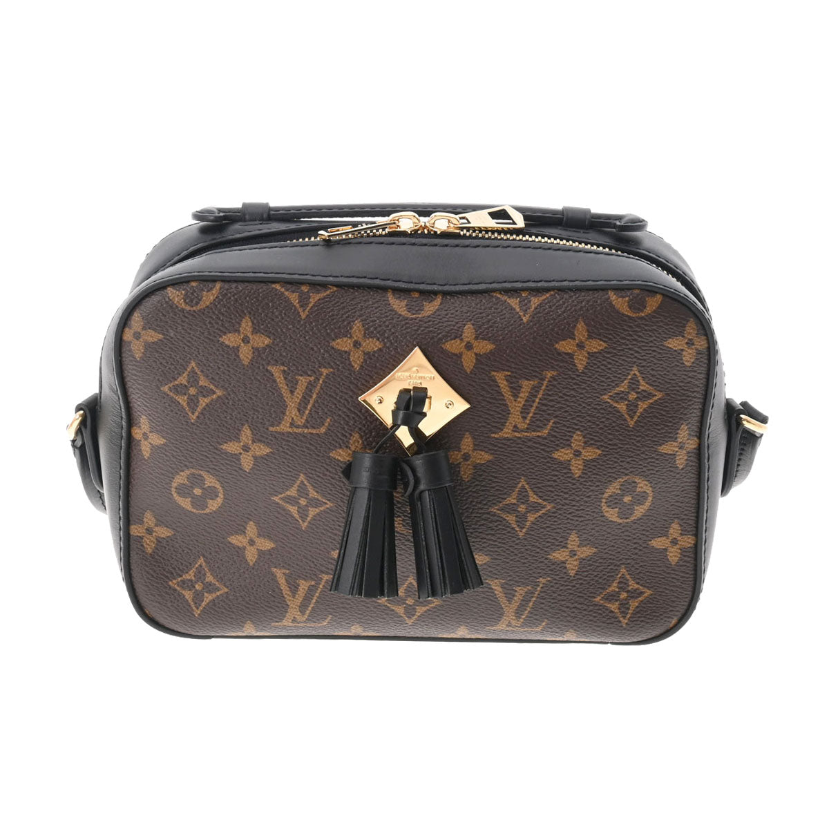 LOUIS VUITTON ルイヴィトン モノグラム サントンジュ ノワール M43555 レディース モノグラムキャンバス ショルダーバッグ 新同 中古 