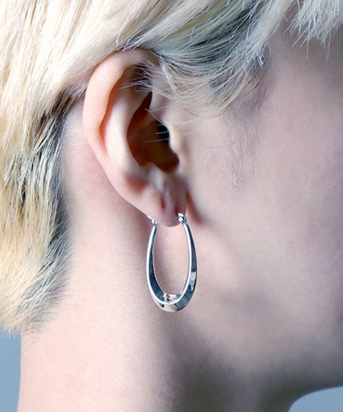 【YArKA/ヤーカ】silver925 hoop U pierce/フープUピアス シルバー925