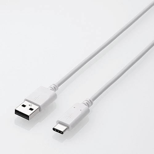 エレコム MPA-AC20NWH USB2.0ケーブル(認証品、A-C) 2.0m