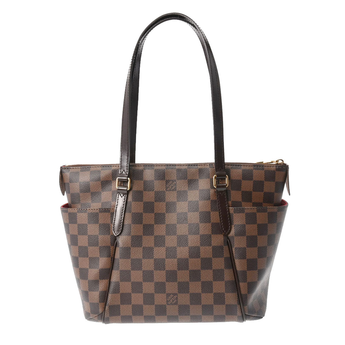 LOUIS VUITTON ルイヴィトン ダミエ トータリー PM ブラウン N41282 レディース ダミエキャンバス トートバッグ Aランク 中古 