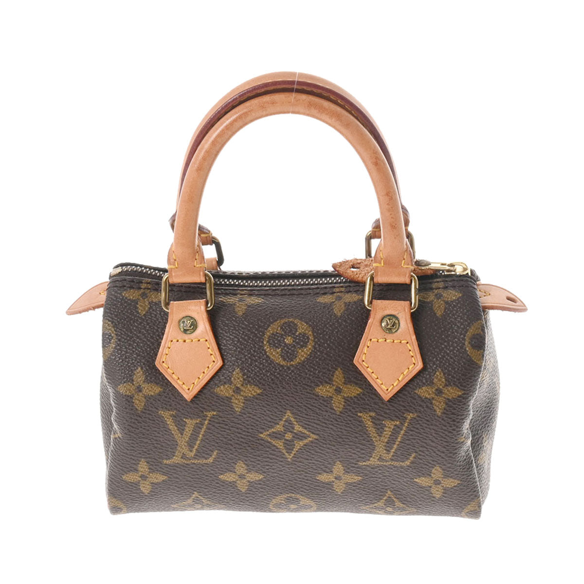 LOUIS VUITTON ルイヴィトン モノグラム ミニスピーディ ブラウン M41534 レディース モノグラムキャンバス ハンドバッグ ABランク 中古 