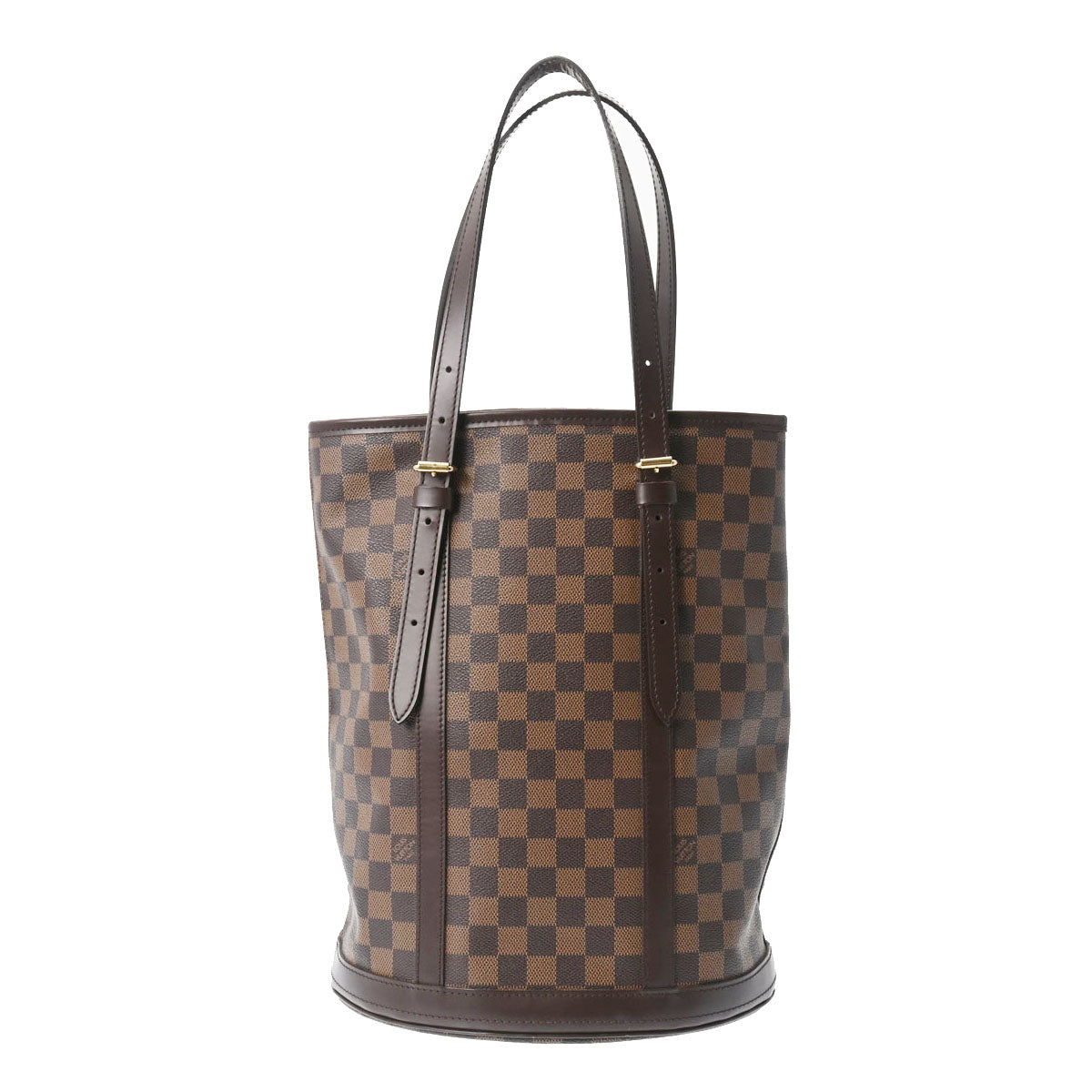 LOUIS VUITTON ルイヴィトン ダミエ バケット L SPオーダー トートバッグ ブラウン N42236 レディース ダミエキャンバス ハンドバッグ Aランク 中古 