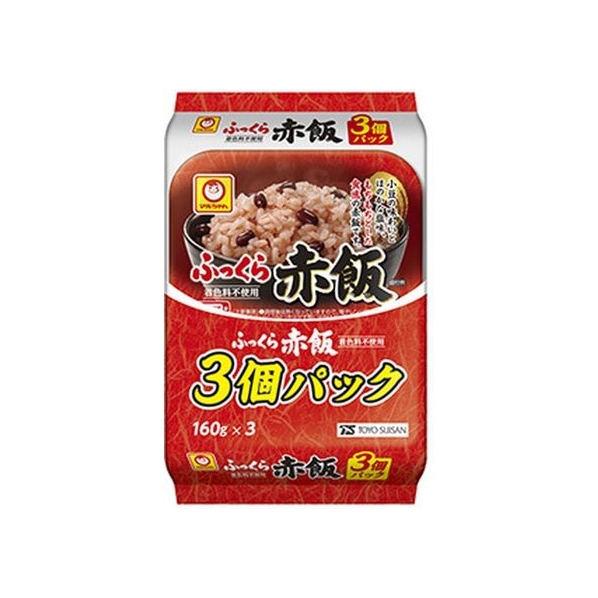 東洋水産 マルちゃん ふっくら赤飯 160g×3個入パック FCN2562