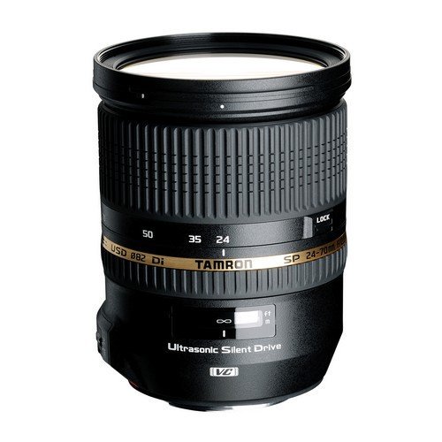 TAMRON 大口径標準ズームレンズ SP 24-70mm F2.8 Di VC USD キヤノン用 フルサイズ対応 A007E【中古品】