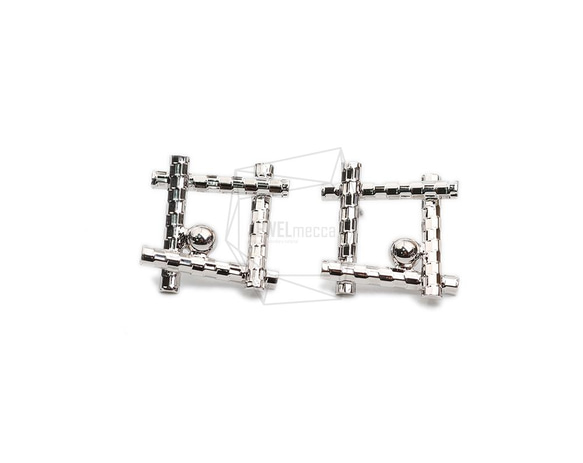 ERG-1998-R【2個入り】スクエアピアス,Square Post Earring