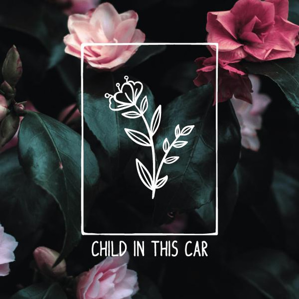 【CHILD IN THIS CAR】カーステッカー