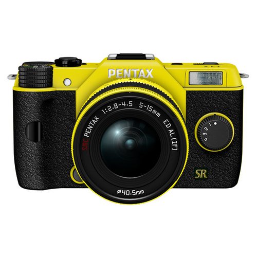 PENTAX ミラーレス一眼 Q7 ズームレンズキット [標準ズーム 02 STANDARD ZOOM] イエロー Q7 YELLOW ZOOM  LENSKIT【中古品】