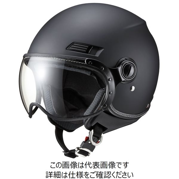 マルシン（Marushin） バイクヘルメット ジェット SAFIT MS-340 マットブラック