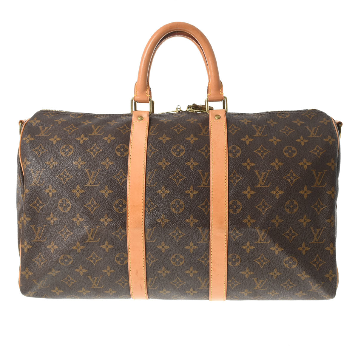 LOUIS VUITTON ルイヴィトン モノグラム キーポルバンドリエール 45 ブラウン M41418 ユニセックス モノグラムキャンバス ボストンバッグ ABランク 中古 