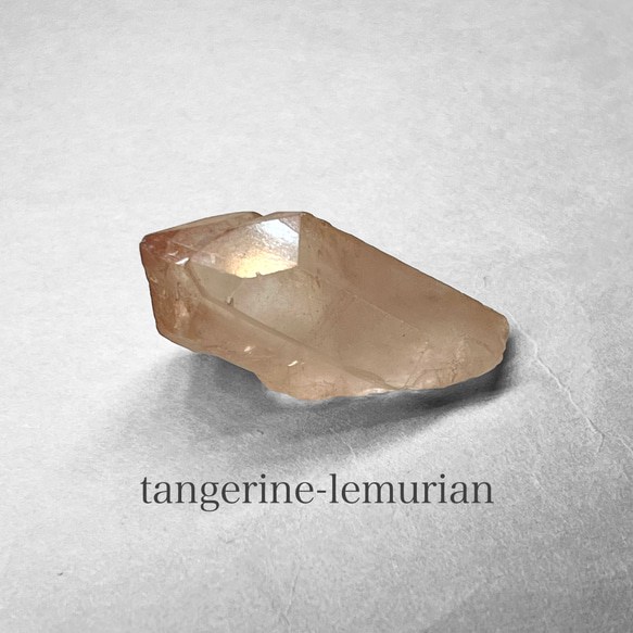 tangerine lemurian crystal / タンジェリンレムリアン水晶 11：タントリックツイン