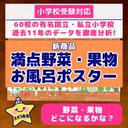 小学校受験　お風呂ポスター　野菜　果物　理科的常識