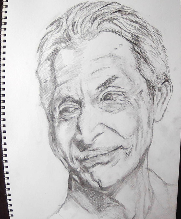 デッサン画 【チャーリーワッツ】Charlie Watts....R.I.P. ローリングストーンズ