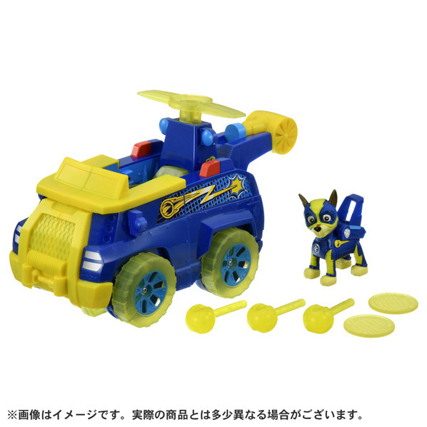 タカラトミー パウ・パトロール パウっと変形!フライングビークル チェイス マイティポリスカー ﾊﾟｳﾊﾟﾄﾌﾗｲﾝｸﾞVCﾁｴｲｽMﾎﾟﾘｽｶ-