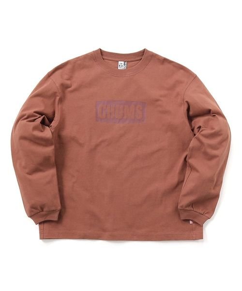 HEAVY WEIGHT CHUMS LOGO L/S T－SHIRT (ヘビーウェイト チャムスロゴ L/S)