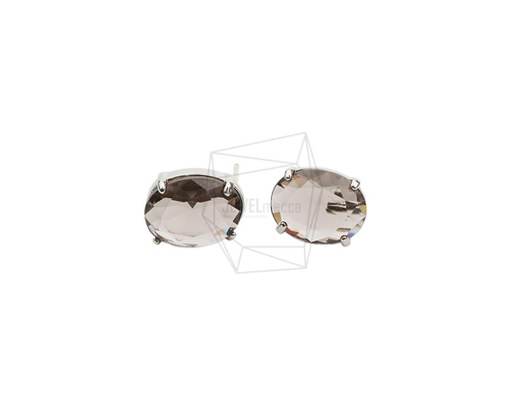 ERG-2030-R【2個入り】ラウンドガラスピアス,Round Glass Post Earring