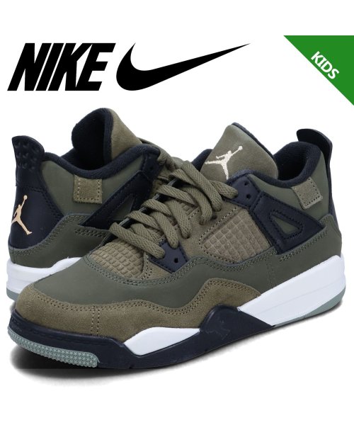 NIKE JORDAN 4 RETRO SE CRAFT PS ナイキ ジョーダン4 レトロ SE クラフト PS スニーカー キッズ オリーブ FB9929