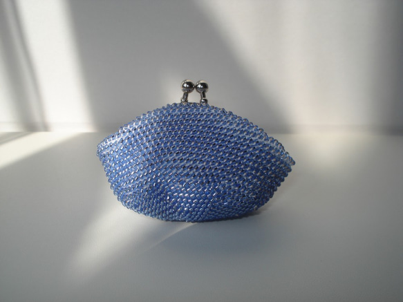 Beaded Purse --Hyacinth Blue-- (Petite)