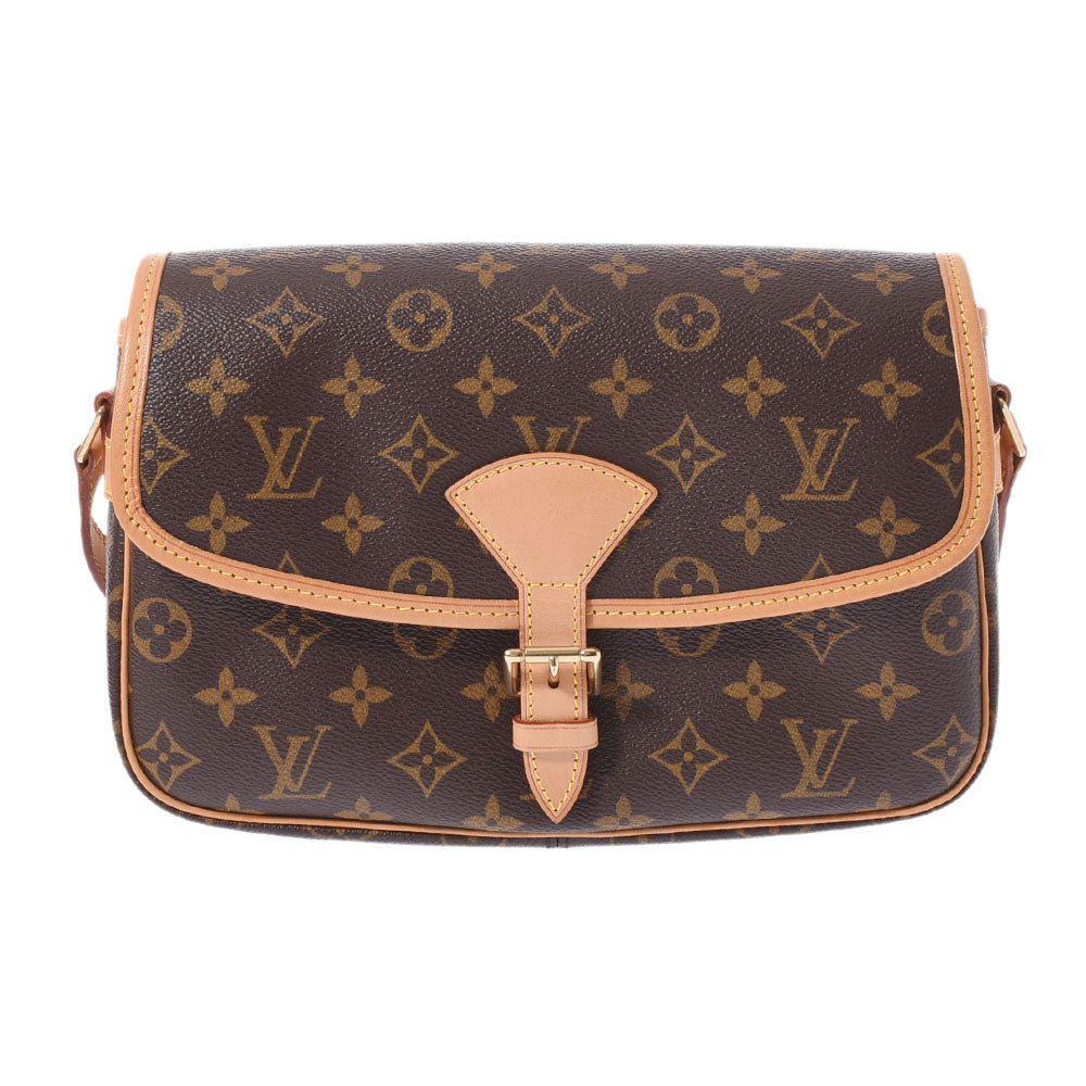 LOUIS VUITTON ルイヴィトン モノグラム ソローニュ ブラウン M42250 ユニセックス モノグラムキャンバス ショルダーバッグ Aランク 中古 