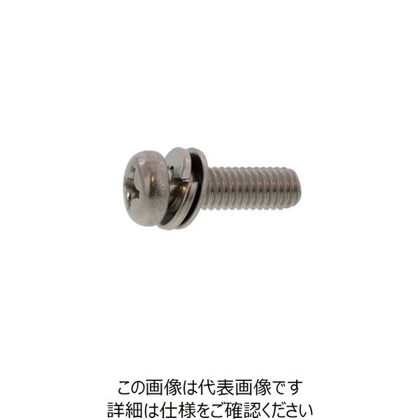 ファスニング J SC-3 ステンレス（+）ナベ P＝4（SW+JIS小形W組込） 5 X 35 1002000400500350G3（直送品）