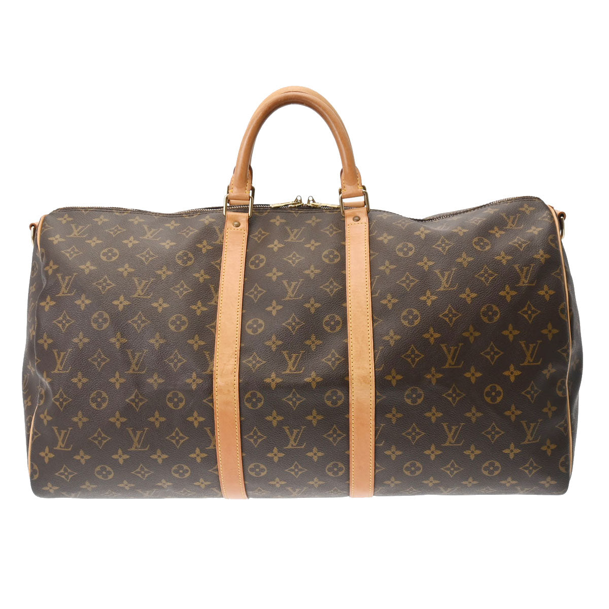 LOUIS VUITTON ルイヴィトン モノグラム キーポルバンドリエール 55 旧型 ブラウン M41414 レディース モノグラムキャンバス ボストンバッグ Bランク 中古 