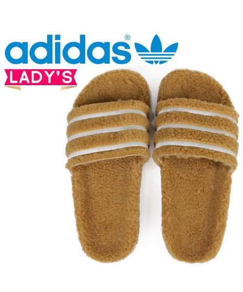 アディダス オリジナルス adidas Originals アディレッタ レディース サンダル シャワーサンダル ADILETTE W CQ2233 ブラウン