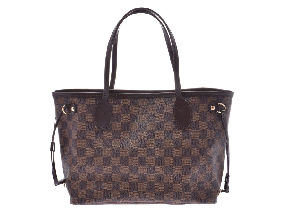 ルイヴィトン ダミエ ネヴァーフルPM ブラウン N51109 レディース 本革 ハンドバッグ Aランク LOUIS VUITTON 中古 