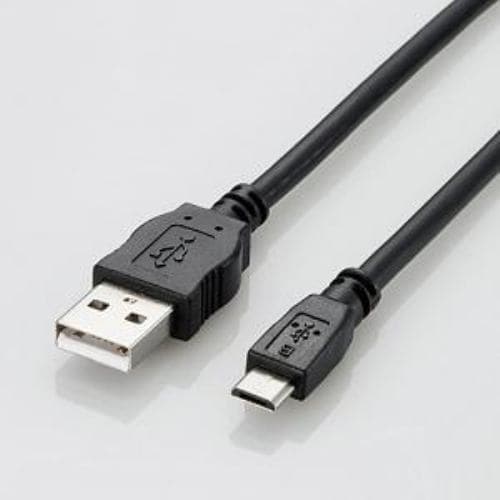 エレコム 2A対応MicroUSB(AMicroB)ケーブル 1.2m ブラック TB-AMB2A12BK