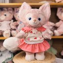 50cmステラルー コスチューム ぬいぐるみ服 グリーン ピンクワンピース 40cmリーナベル 30cm レナ・ベア服 sサイズ共通 着せ替え服