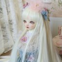 BJD 1/3 1/4  1/6人形 ドール用ウィッグ カツラ 耐熱 ハンドメイドzxww-340