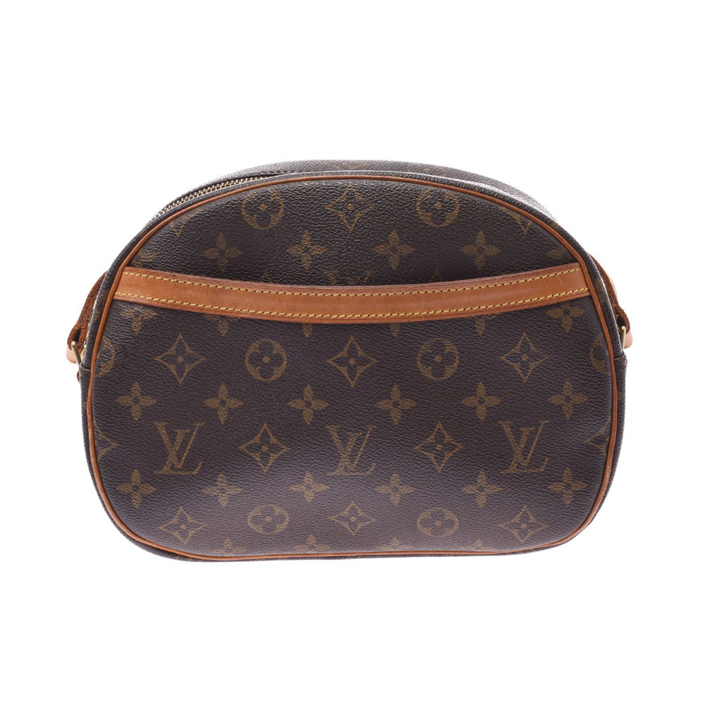 LOUIS VUITTON ルイヴィトン モノグラム ブロワ ブラウン M51221 レディース モノグラムキャンバス ショルダーバッグ Bランク 中古 