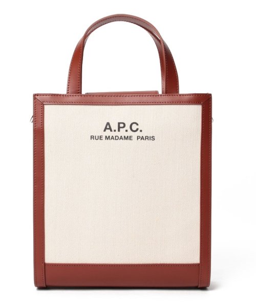 【A.P.C.】A.P.C. アーペーセー　CAMILLE トートバッグ レディース ベージュ キャンバス