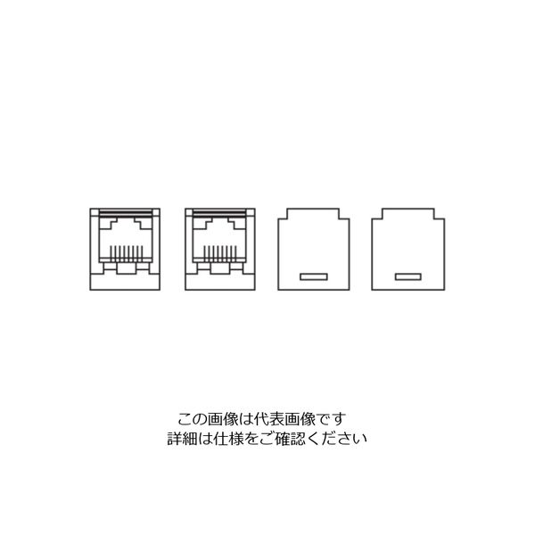 TERADA 器具ブロック CAT6モジュラジャック