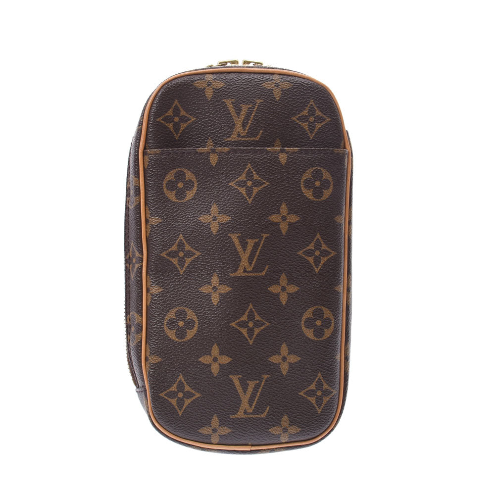 LOUIS VUITTON ルイヴィトン モノグラム ポシェットガンジュ ブラウン M51870 ユニセックス ボディバッグ ABランク 中古 