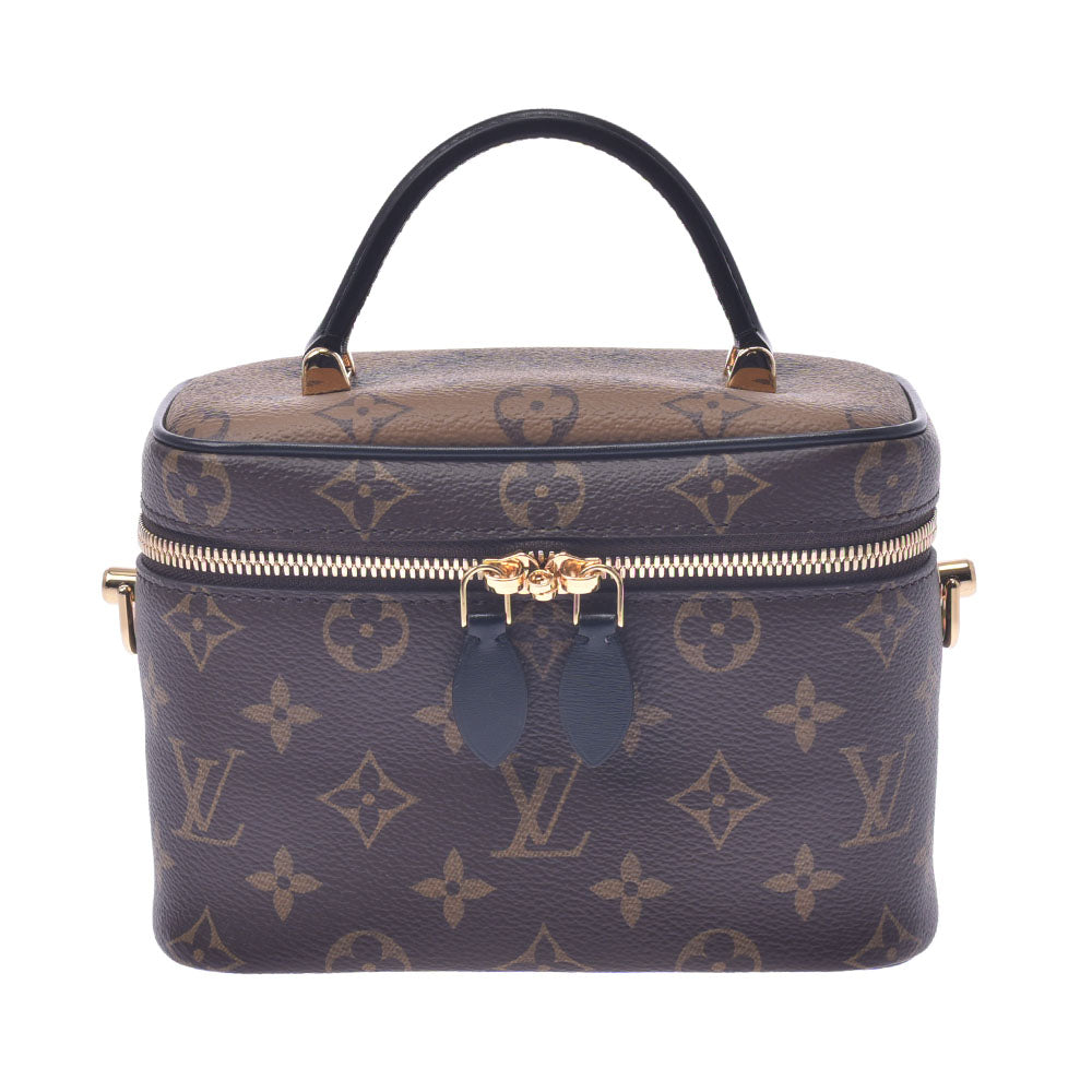 LOUIS VUITTON ルイヴィトン モノグラム リバース ヴァニティ NV PM 2WAYバッグ キャメル系/黒 M45165 レディース ハンドバッグ 未使用 