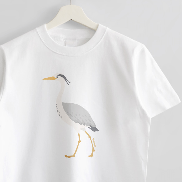 Tシャツ（BIRD DAYS / アオサギ / B）