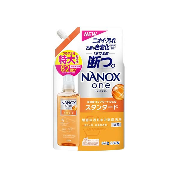 ライオン NANOX one スタンダード つめかえ用特大 820g FC119NY