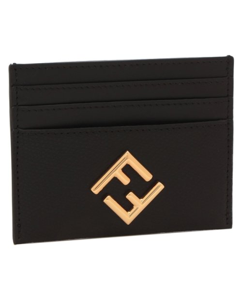 フェンディ パスケース カードケース FFダイヤモンド ブラック レディース FENDI 8M0445 ALWA F0KUR