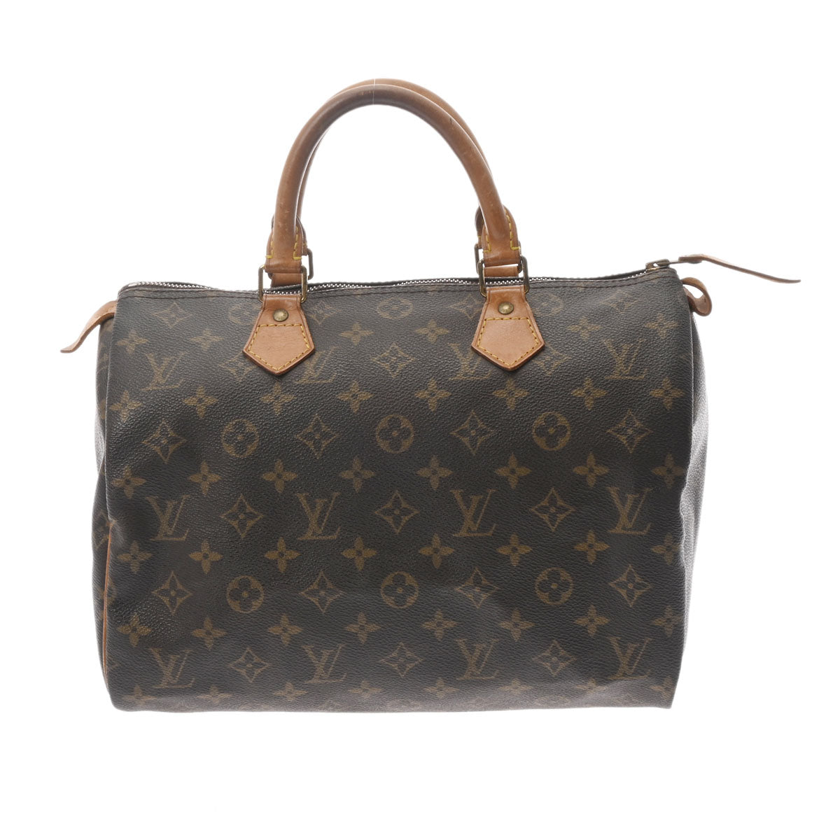 LOUIS VUITTON ルイヴィトン モノグラム スピーディ30 ブラウン M41526 レディース モノグラムキャンバス ハンドバッグ Bランク 中古 