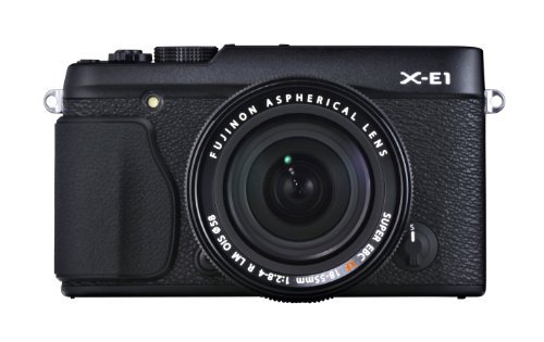 FUJIFILM ミラーレス一眼 X-E1 レンズキット ブラック X-E1/XF18-55 SET B【中古品】