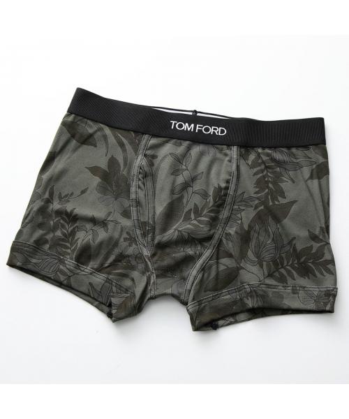 トムフォード/TOM FORD ボクサーパンツ T4LC3 176 リーフ柄 ロゴ