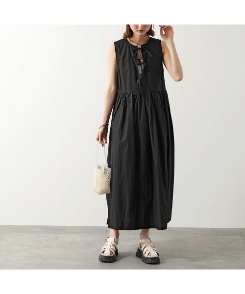 ガニー/GANNI ワンピース Cotton Poplin Midi Dress リボン