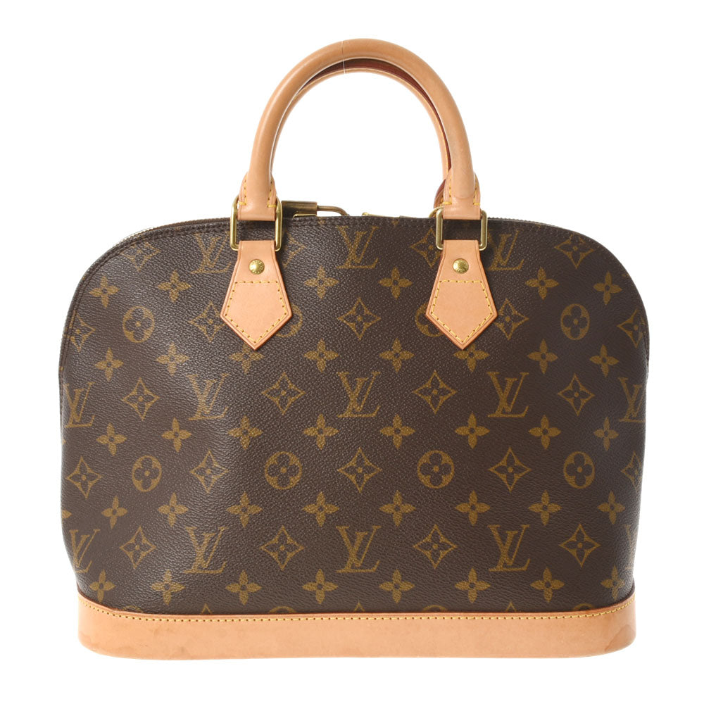 LOUIS VUITTON ルイヴィトン モノグラム アルマ ブラウン M51130 レディース モノグラムキャンバス ハンドバッグ ABランク 中古 