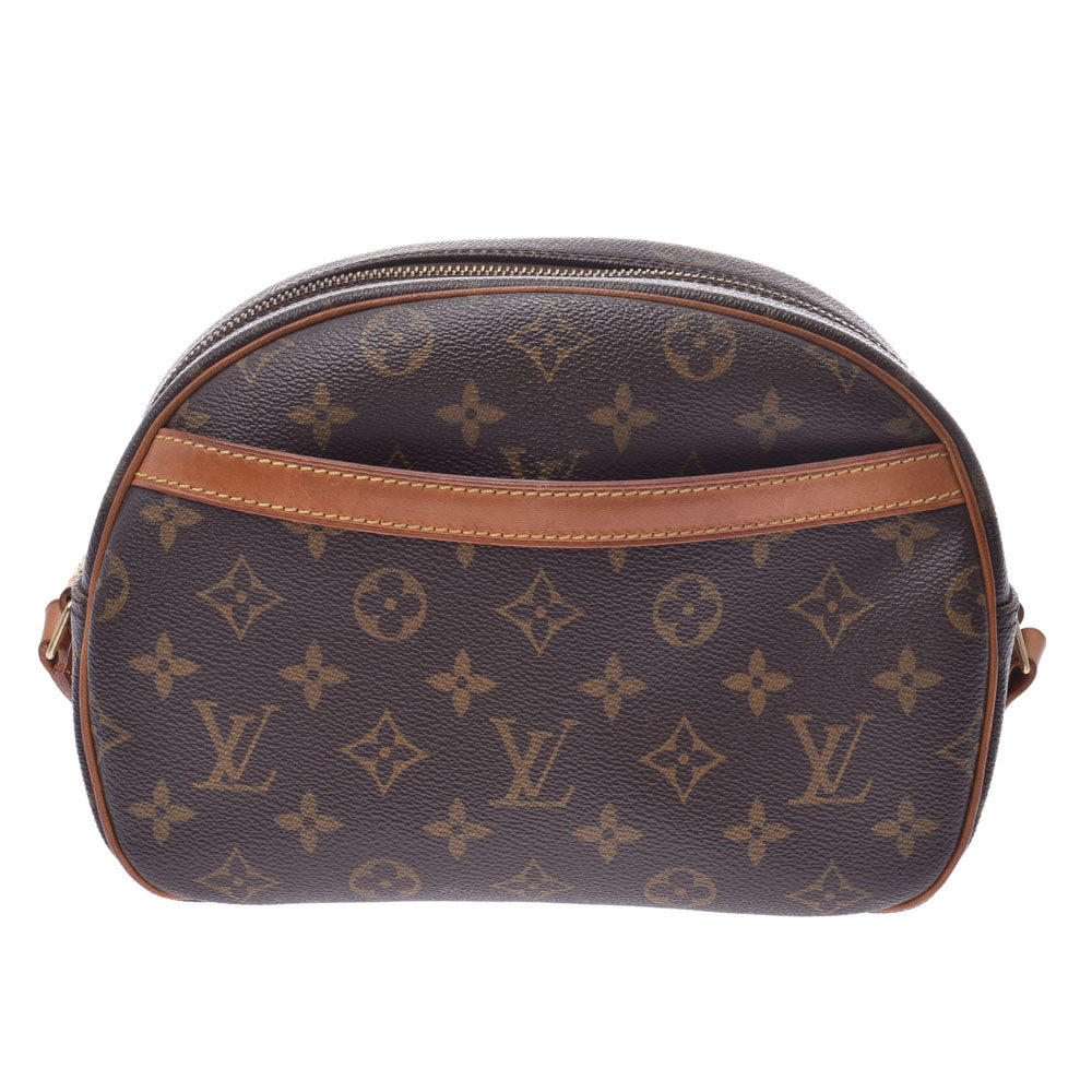 LOUIS VUITTON ルイヴィトンブロワ 14145 ブラウン レディース モノグラムキャンバス ショルダーバッグ M51221 中古