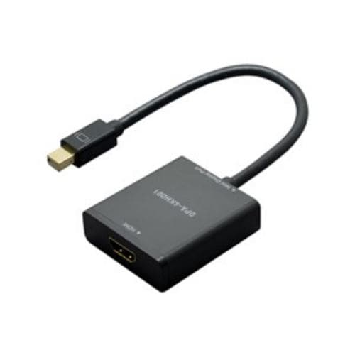 ミヨシ DPA-4KHD01／BK 4K対応 miniDisplayPort-HDMIアダプタ ブラック